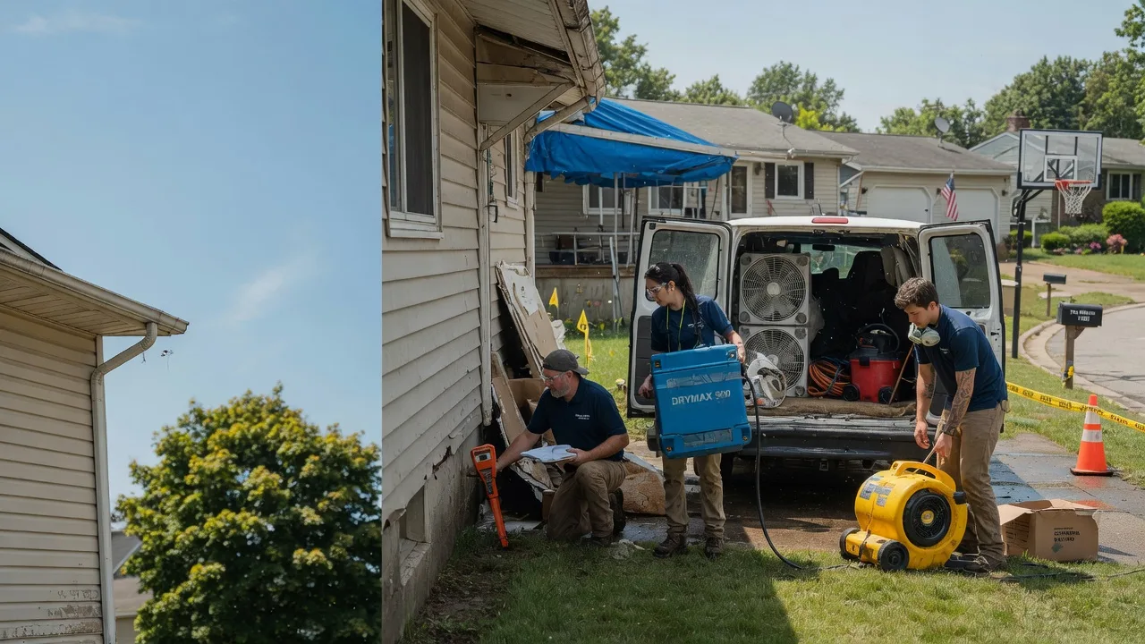 Ceiling Leak Cleanup in Mason, WI near me
