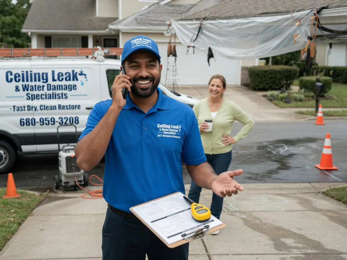 Ceiling Leak Cleanup Mason, WI FAQs
